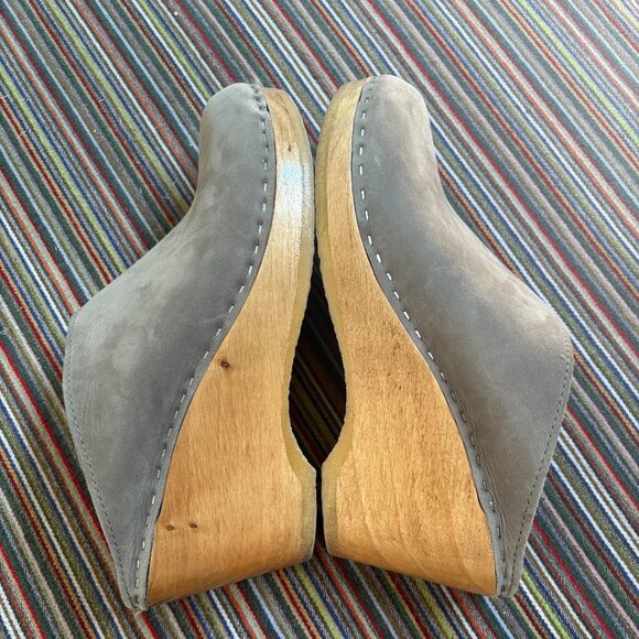 Store No. 6 New School Gray Clog Shoes Size 40 - Picture 5 of 10